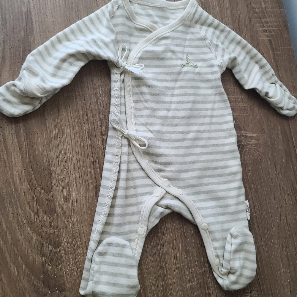 COBROO Unisex Baby Footed Pajamas for Sleep and Play, 100% Cotton Infant Footie